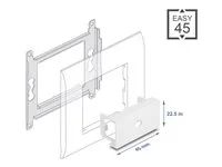 Easy 45 Module Plate Round cut-out M6 4