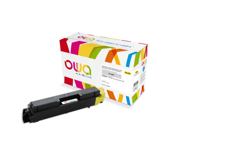 OWA Armor toner kompatibilní s Kyocera TK-590Y, 5000st, žlutá/yellow + waste box