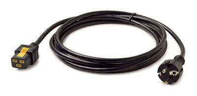 APC Power Cord, Locking C19 to CEE/7 Schuko, 3m