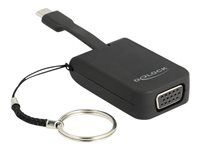 Externí video adaptér - RTD2169U - USB-C - VGA - černá