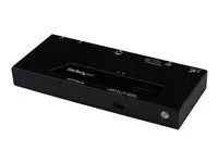 Startech 2 Port HDMI Switch w/ Automatic and Priority Switching - 2 In 1 Out HDMI Selector with Automatic Priority Switching - 1080p (VS221HDQ) - Spínac video/audio - desktop - pro P/N: SVA12M2NEUA, SVA12M5NA