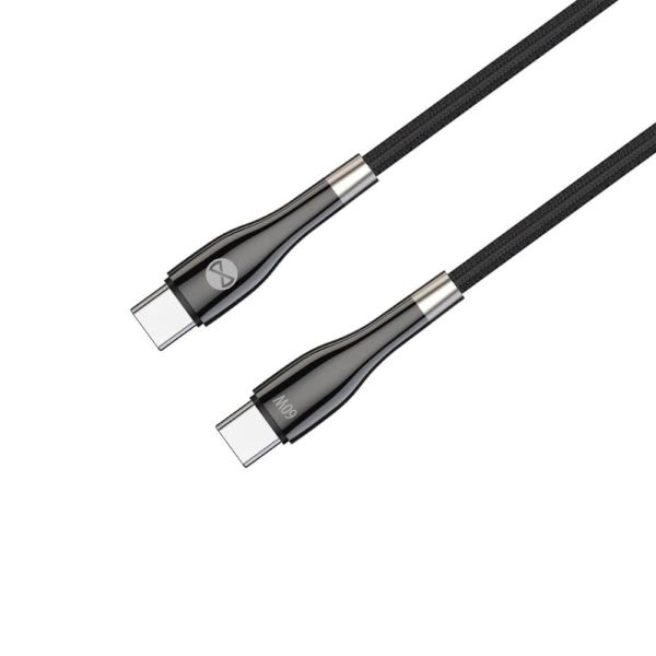 Dátový a nabíjací kábel Forever Sleek USB-C – USB-C, 2 m, 60 W