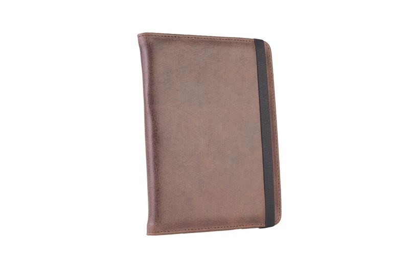 C-TECH PROTECT pouzdro z pravé kůže pro 8" zařízení, RLC-01, hnědé (Pocketbook Inkpad 3/4, Onyx Boox