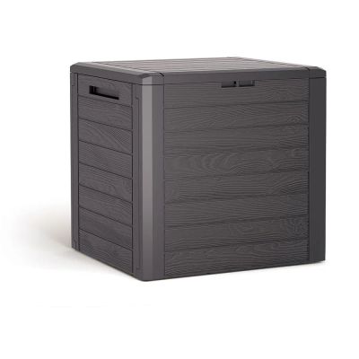 Box zahradní WOODEBOX umbra 58,5 cm - 140 l
