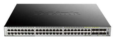 D-Link DGS-3630-52PC/SI L3 sw 48Gb PoE, 4x10G SFP+