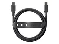 PanzerGlass empower kabel USB-C/USB-C, 1,2 m černý