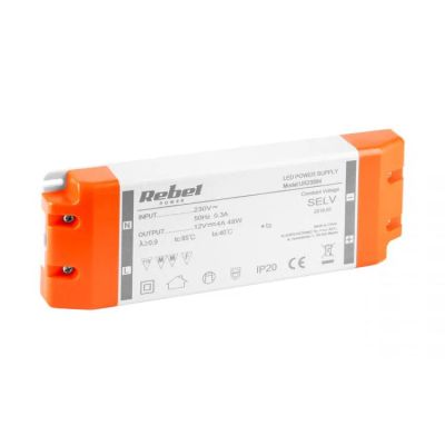 Zdroj pro LED 12V 4A 48W REBEL URZ0884