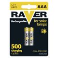 Nabíjecí baterie AAA (R03) 1,2V/400mAh RAVER solar 2ks