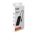 USB rozbočovač GETI GUH4AS 4x USB-A 3.0 se spínači