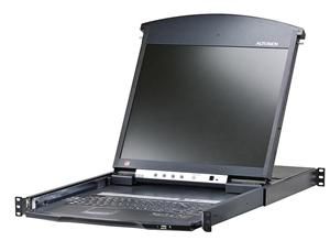 Aten 16-port Cat.5 KVM PS/2+USB,19" LCD, touch