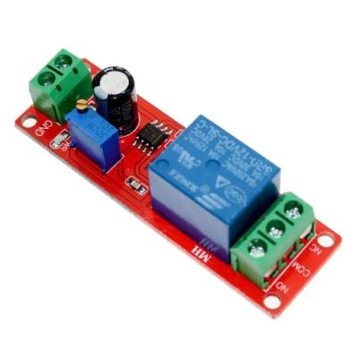 Časové relé s modulem 1-10s, modul s NE555, 12V napájení