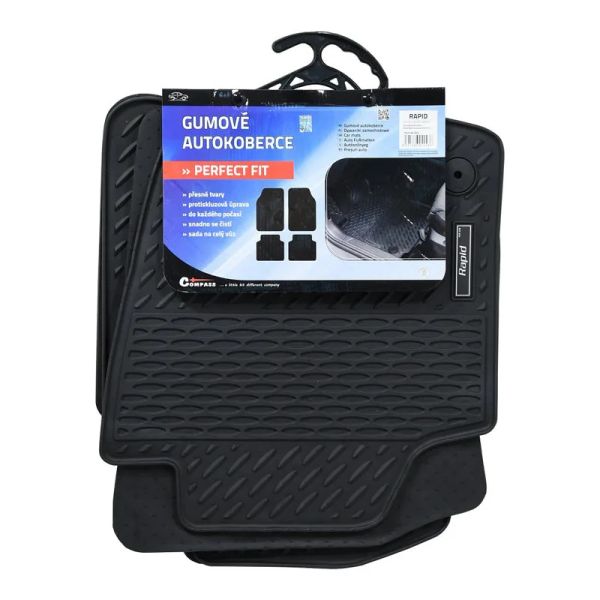 Gumové koberce PERFECT FIT sada 4 ks RAPID s fixací