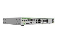 Přepínač - L3 - řízený - 16 x 10/100/1000 (PoE+) + 2 x SFP (mini-GBIC) (uplink) - desktop, Lze montovat do rozvaděče - PoE+