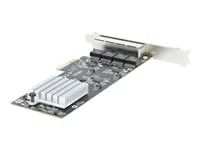 Síťový adaptér - PCIe 2.0 x4 - 10M/100M/1G/2.5 Gigabit Ethernet x 4 - černá