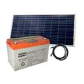 Solární sada baterie GOOWEI ENERGY OTD100 (100Ah, 12V) a solární panel Victron Energy 115Wp/12V