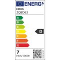 LED žárovka GU10 7W MR16 bílá přírodní EMOS ZQ8D63