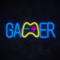 MANTA GAMER, LED Neon plexi dekorace