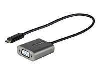 USB C to VGA Converter (CDP2VGAEC) - Video adaptér - USB-C s piny (male) do HD-15 (VGA) se zdířkami (female) - 30 cm - černá - podpora 1200p - pro P/N: MXT101MMHQ45, MXT101MMHQ60, MXT101MMHQ65, MXT101MMHQ70, MXT101MMHQFF, TB4CDOCK
