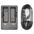 SJCAM SJ6 dual slot charger with cable