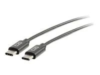 USB 2.0 (3A) - M/M USB Type C Cable - Black - USB kabel - USB-C (M) do USB-C (M) - USB 2.0 - 3 A - 90 cm - černá