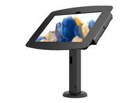 Compulocks Galaxy Tab A7 Lite 8.7â€ Space Enclosure Tilting Stand 8" - Montážní sada (stojan, kryt) - naklápecí kiosk - pro tablet - uzamykatelný - vysoce kvalitní hliník - cerná - velikost obrazovky: 8.7" - montážní rozhraní: 100 x 100 mm - upevnitelné na stul, samostatne stojící - pro Samsung Galaxy Tab A7 Lite