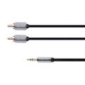 Kabel Jack 3.5mm stereo/2x Cinch 1m KRUGER & MATZ KM0309
