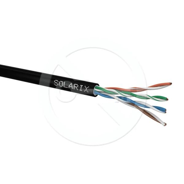 SOLARIX kábel UTP PE Gél CAT5E 305m/balenie