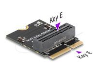 Adapter M.2 Key E male to M.2 Key E slot