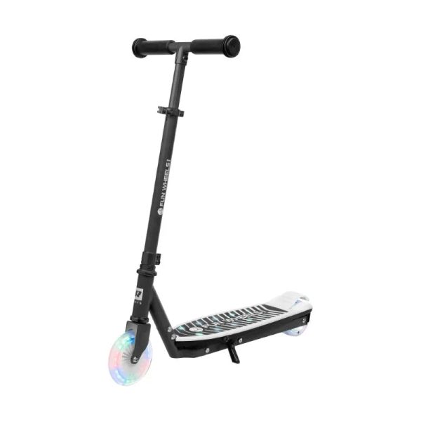Koloběžka elektrická REBEL Fun Wheels Light Black pro děti