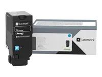 Azurová - originální - kazeta s barvivem LCCP - pro Lexmark CX735adse