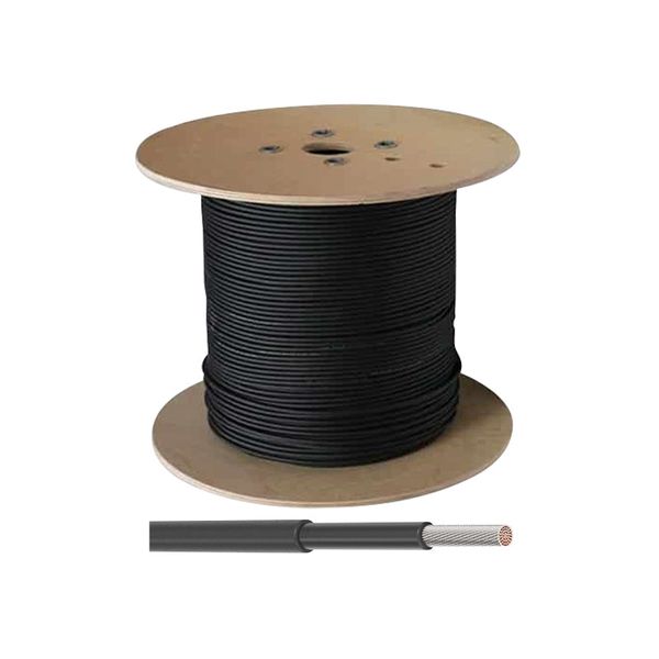 Solární kabel 4mm2, černý, 500m