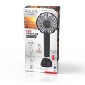 ADLER AD 7338, Mini USB Ventilátor, černý