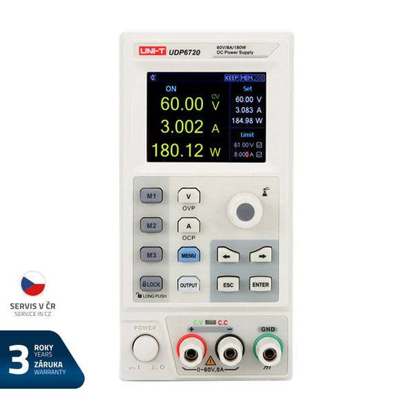 Laboratorní napájecí zdroj UNI-T UDP6720