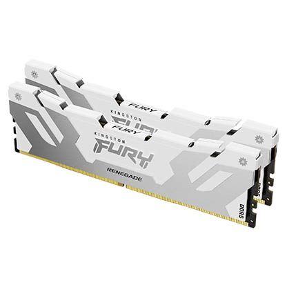 Kingston FURY Renegade/DDR5/32GB/6400MHz/CL32/2x16GB/White