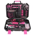 Sada nářadí SIXTOL SX3027 HOME PINK 128 128ks
