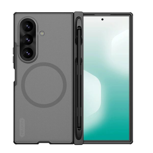 Nillkin Super Frosted FOLD Magnetic Pen Slot Zadní Kryt pro Samsung Galaxy Z Fold 8 Ultra Transparen