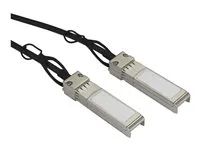 Startech MSA Uncoded Compatible 2m 10G SFP+ to SFP+ Direct Attach Breakout Cable Twinax, 10 GbE SFP+ Copper DAC 10 Gbps Low Power Passive Transceiver Module DAC, 10GE Breakout Cable - Lifetime Warranty (SFP10GPC2M) - Kabel 10GBase pro prímé pripojení - SFP+ s jazýckem do SFP+ s jazýckem - 2 m - diaxiální - SFF-8431/SFF-8432 - pasivní - cerná