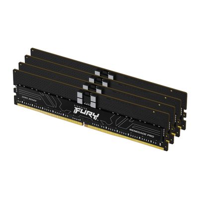 Kingston FURY Renegade Pro/DDR5/64GB/7600MHz/CL40/4x16GB/Black