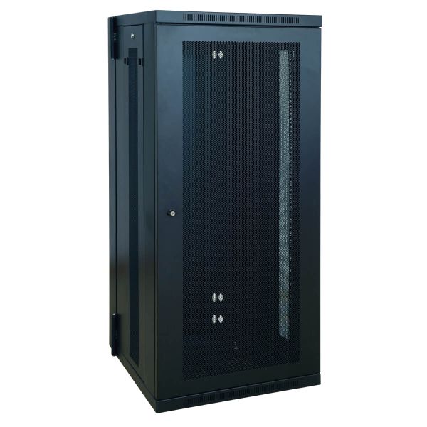 Skříň SmartRack 26U, Š=600mm, Hl=550mm, hloubka pro přepínače, montáž na stěnu