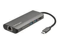USB-C Travel Dock to 4K HDMI, 3x USB 3.0 Hub, SD/SDHC, GbE, 60W PD 3.0 Pass-Through - USB Type-C/Thunderbolt 3 - Upgraded Version of DKT30CSDHPD (DKT30CSDHPD3) - Dokovací stanice - USB-C - 1GbE - pro P/N: ARMPIVOTE2, FPPNEUSTND, MONSTADQI