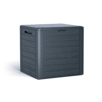 Box zahradní WOODEBOX antracit 58,5 cm - 140L