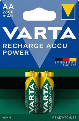 Varta Rechargeable Accu 2 AA 2600mAh R2U