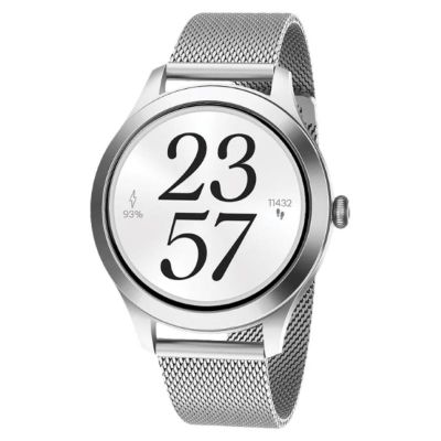MAXCOM FW44 Silver 2, chytré hodinky, stříbrné