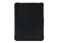 Pouzdro s klopou pro tablet - termoplastický polyuretan (TPU), polykarbonát, recyklovaný PET - černá - 11" - pro Apple 10.9-inch iPad Air (4. generace); 11-inch iPad Pro (třetí generace)