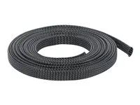 Braided expandable sleeving - 5 m - černá