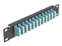 10  Fiber Optic Patch Panel 12 Port LC Q