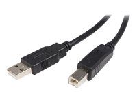 Kabel USB - USB (M) do USB typ B (M) - USB 2.0 - 50 cm - černá