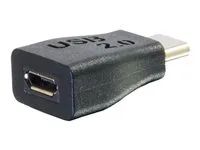 USB C to Phone Black - USB adaptér - Micro USB typ B (F) do USB-C (M) - USB 2.0 - lisovaný - černá