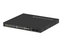 Přepínač - L3 - řízený - 24 x 10/100/1000 (PoE++) + 2 x 10/100/1000 + 4 x 1000Base-X SFP - proudění vzduchu ze strany na stranu - Lze montovat do rozvaděče - PoE++ (1440 W)