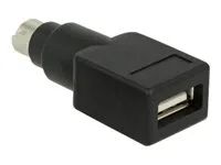 Adaptér klávesnice / myši - PS/2 (M) do USB (F) - černá